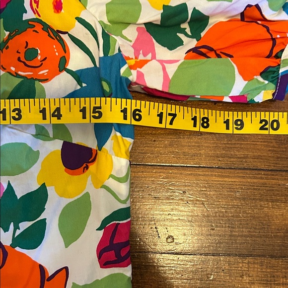 J. Crew Women’s Bright Multicolor Floral Cotton Dress w/ Slip - Size 8P, NWT - Picture 15 of 16